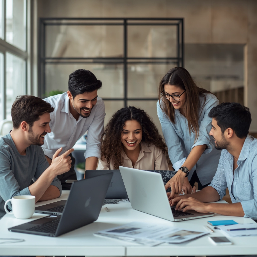 Equipo de trabajo agencia de marketing y publicidad